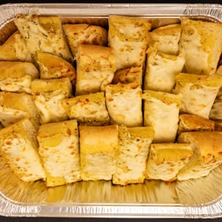 Pan of Cheesy Bread